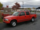 2004 Victory Red Chevrolet S10 LS Crew Cab 4x4 #38795024