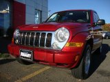 2007 Inferno Red Crystal Pearl Jeep Liberty Limited 4x4 #38795033