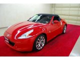 Solid Red Nissan 370Z in 2010