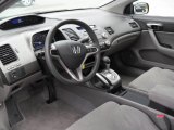 2009 Honda Civic LX Coupe Gray Interior