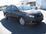 2010 Black Sand Pearl Toyota Corolla S #38795069