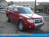 2011 Sangria Red Metallic Ford Escape Limited V6 4WD #38794702
