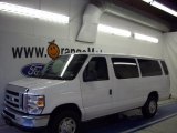 2009 Oxford White Ford E Series Van E350 Super Duty XLT Extended Passenger #38794753