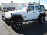 2008 Stone White Jeep Wrangler Unlimited X 4x4 #38795182