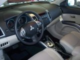 2010 Mitsubishi Outlander XLS 4WD Beige Interior