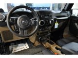 2011 Jeep Wrangler Unlimited Sahara 4x4 Black/Dark Saddle Interior
