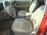 2004 Hyundai Santa Fe LX Beige Interior