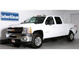 2011 Summit White Chevrolet Silverado 3500HD LTZ Crew Cab 4x4 #38795296