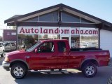 2003 Bright Red Ford F150 XLT SuperCab 4x4 #38794888