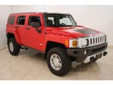 2008 Victory Red Hummer H3  #38795353