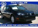 2011 Black Volkswagen Golf 4 Door #38795805