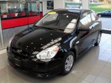 2008 Ebony Black Hyundai Accent GS Coupe #38795408