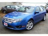 2011 Blue Flame Metallic Ford Fusion SE #38794531