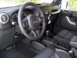 2011 Jeep Wrangler Sahara 4x4 Black Interior