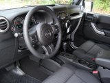 2011 Jeep Wrangler Sahara 4x4 Black Interior