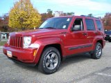 2008 Inferno Red Crystal Pearl Jeep Liberty Sport 4x4 #38917085