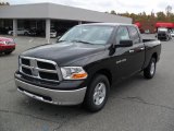 2011 Brilliant Black Crystal Pearl Dodge Ram 1500 SLT Quad Cab #38918054