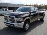 2011 Rugged Brown Pearl Dodge Ram 3500 HD Laramie Crew Cab 4x4 Dually #38918055