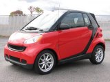 2009 Rally Red Smart fortwo passion cabriolet #38917706