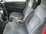 2001 Chevrolet S10 LS Extended Cab 4x4 Graphite Interior