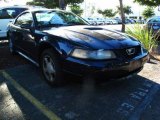 2002 True Blue Metallic Ford Mustang V6 Coupe #38917120