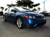 2008 Atomic Blue Metallic Honda Civic EX Coupe #38917126