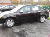 2011 Ebony Black Ford Focus SEL Sedan #38917733