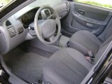 2002 Hyundai Accent GL Sedan Gray Interior