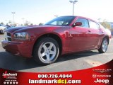 2010 Inferno Red Crystal Pearl Dodge Charger SE #38917469