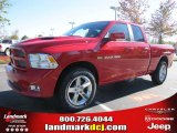 2011 Flame Red Dodge Ram 1500 Sport Quad Cab #38917495