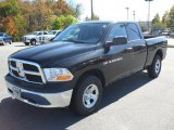 2011 Brilliant Black Crystal Pearl Dodge Ram 1500 ST Quad Cab #38918165