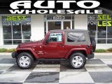 2010 Red Rock Crystal Pearl Jeep Wrangler Sahara 4x4 #38917808