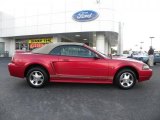 Laser Red Metallic Ford Mustang in 2000