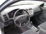 2004 Honda Civic Hybrid Sedan Gray Interior