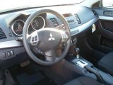 2011 Mitsubishi Lancer Sportback ES Black Interior