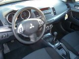 2011 Mitsubishi Lancer GTS Black Interior