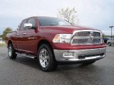 2011 Deep Cherry Red Crystal Pearl Dodge Ram 1500 Laramie Quad Cab 4x4 #38917906