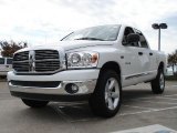 Bright White Dodge Ram 1500 in 2008