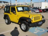 Detonator Yellow Jeep Wrangler in 2011