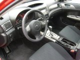 2009 Subaru Impreza 2.5 GT Sedan Carbon Black Interior