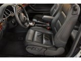 2009 Audi A4 3.2 quattro Cabriolet Black Interior