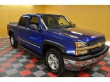 2004 Arrival Blue Metallic Chevrolet Silverado 1500 Z71 Crew Cab 4x4 #39006446