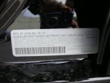 2011 Audi A4 2.0T quattro Sedan Info Tag