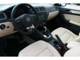 2011 Volkswagen Jetta SE Sedan Cornsilk Beige Interior