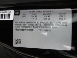 2011 Cadillac CTS Coupe Info Tag