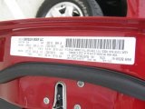 2010 Ram 2500 Color Code for Inferno Red Crystal Pearl - Color Code: PRH