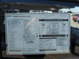 2011 Jeep Wrangler Unlimited Sport 4x4 Window Sticker