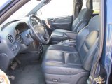 2002 Chrysler Town & Country Limited Navy Blue Interior