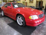 Magma Red Mercedes-Benz SL in 1999