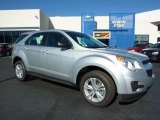 2011 Silver Ice Metallic Chevrolet Equinox LS #39059522